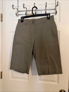 Counterparts Olive Knee-Length Bermuda Shorts